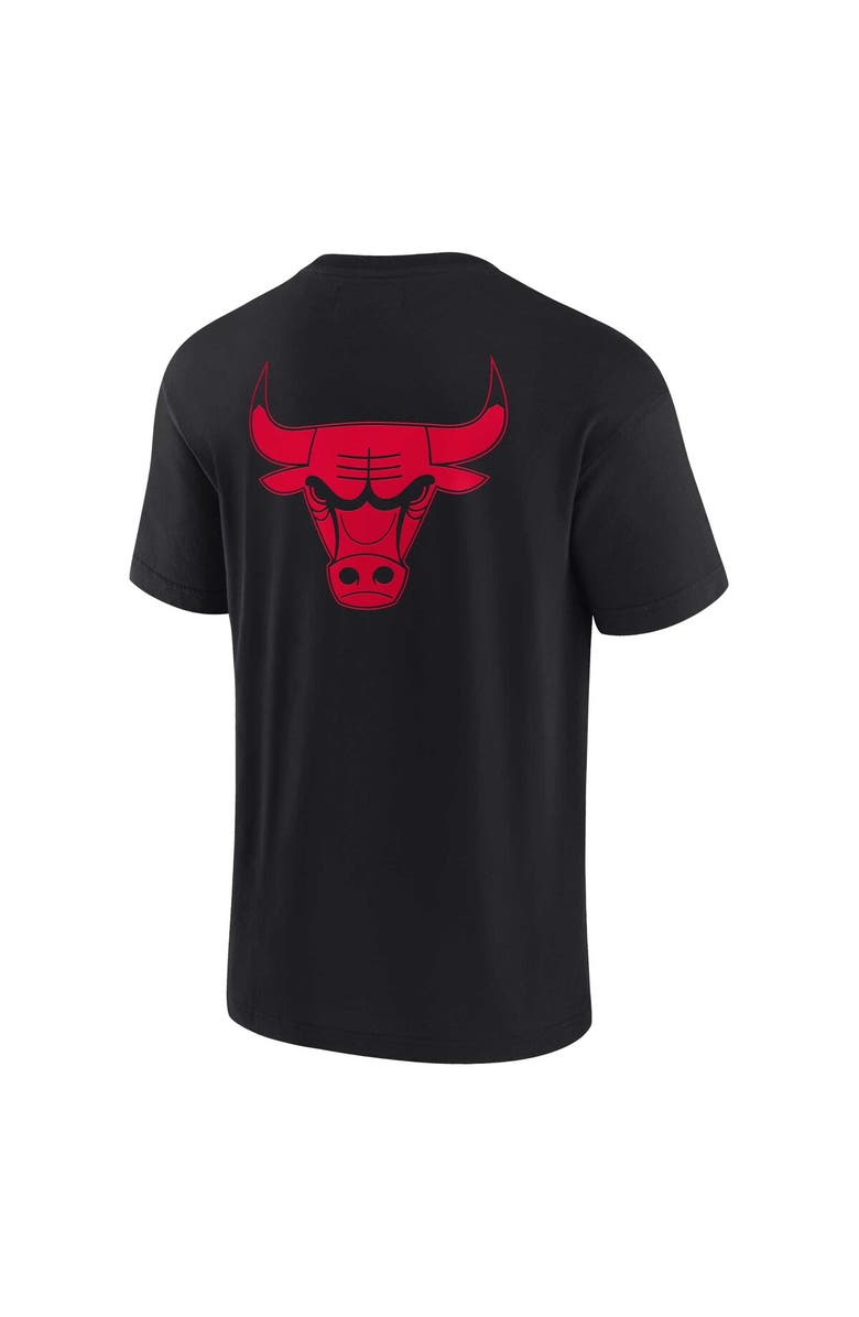 Fanatics Signature Unisex Fanatics Signature Black Chicago Bulls Elements Super Soft Short Sleeve T-Shirt, Alternate, color, 
