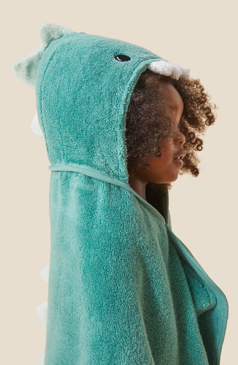 MORI Kids' Hooded Towel, Alternate, color, Dino