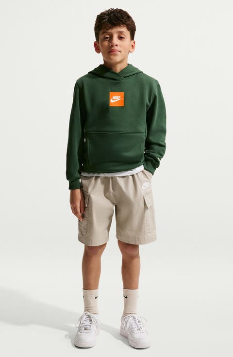 Kids' Sportswear Box French Terry Hoodie