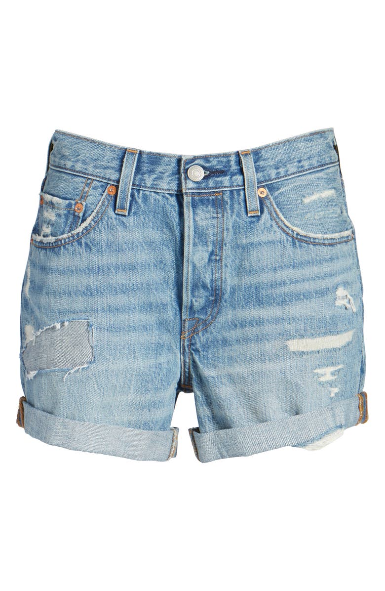 Levi's<sup>®</sup> 501 Long Denim Shorts, Alternate, color, 