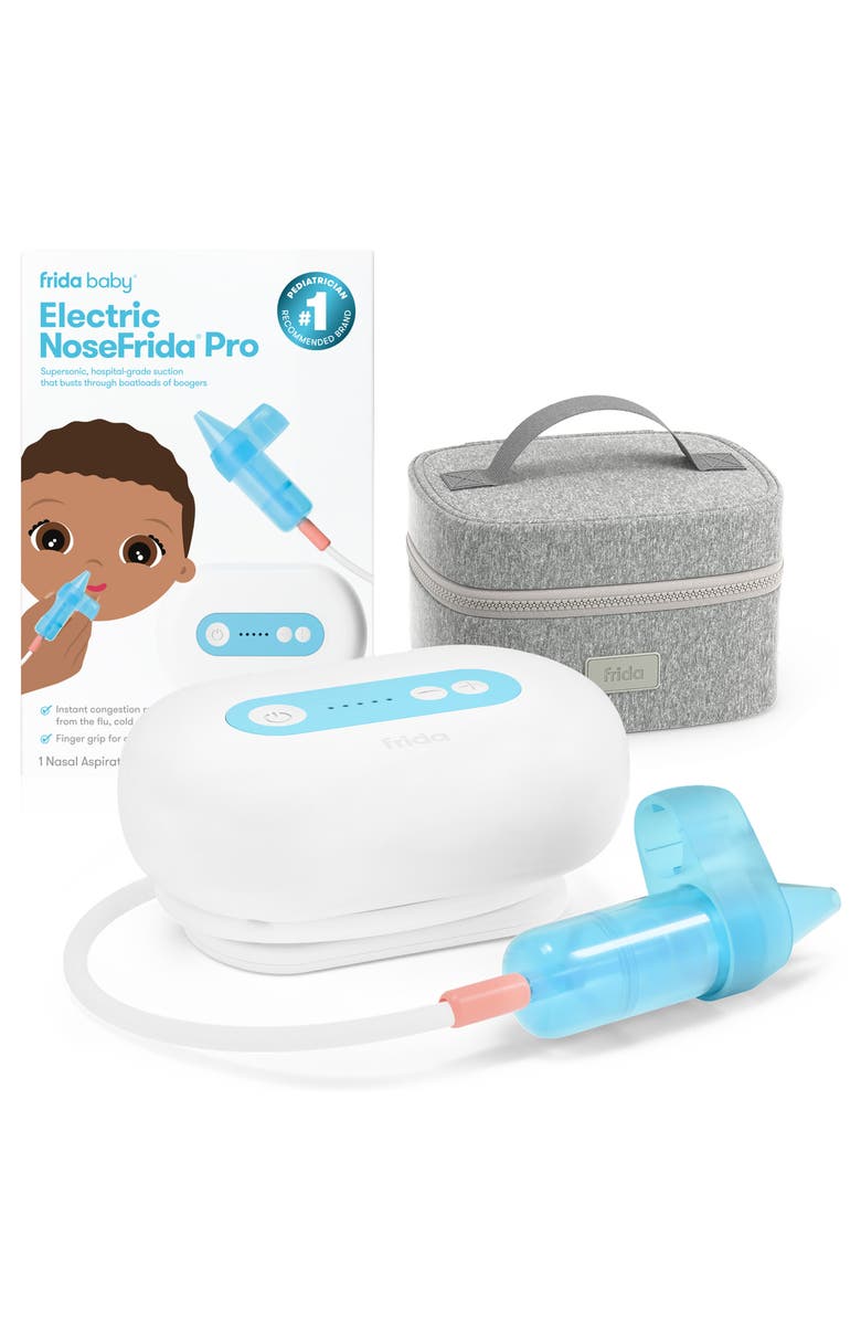 Fridababy Electric Nosefrida Pro Electrical Nasal Aspirator Device, Main, color, White
