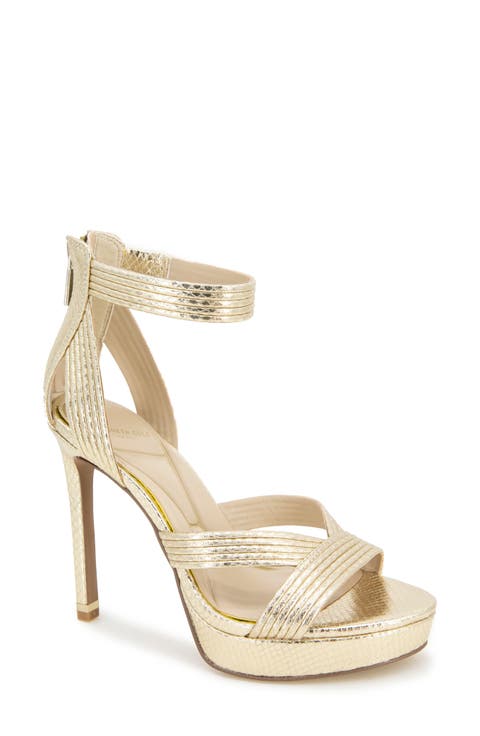 Nadine Ankle Strap Platform Sandal (Women)