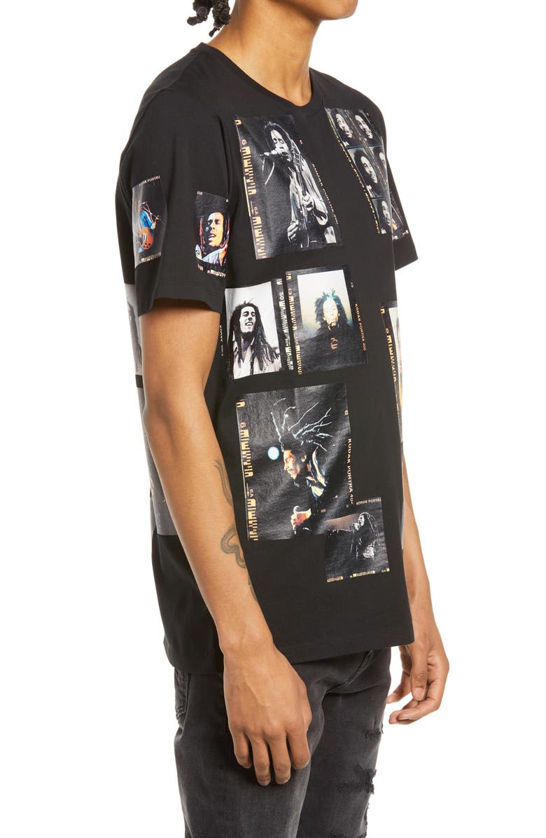 Cult of Individuality Bob Marley Men's Graphic Tee, Alternate, color, 