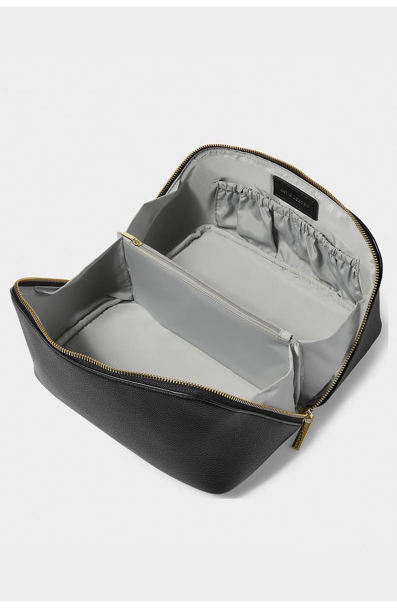 Katie Loxton Large Make Up and Toiletry Bag, Alternate, color, Black