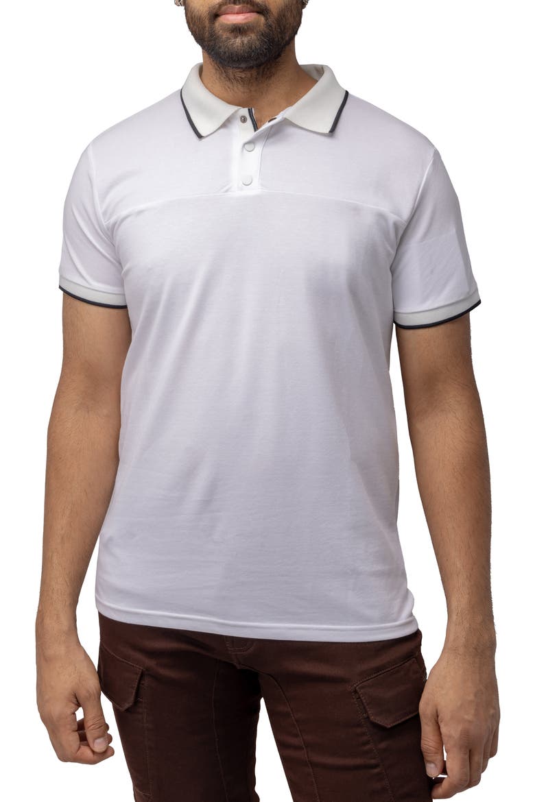 Piqué Polo, Main, color, WHITE