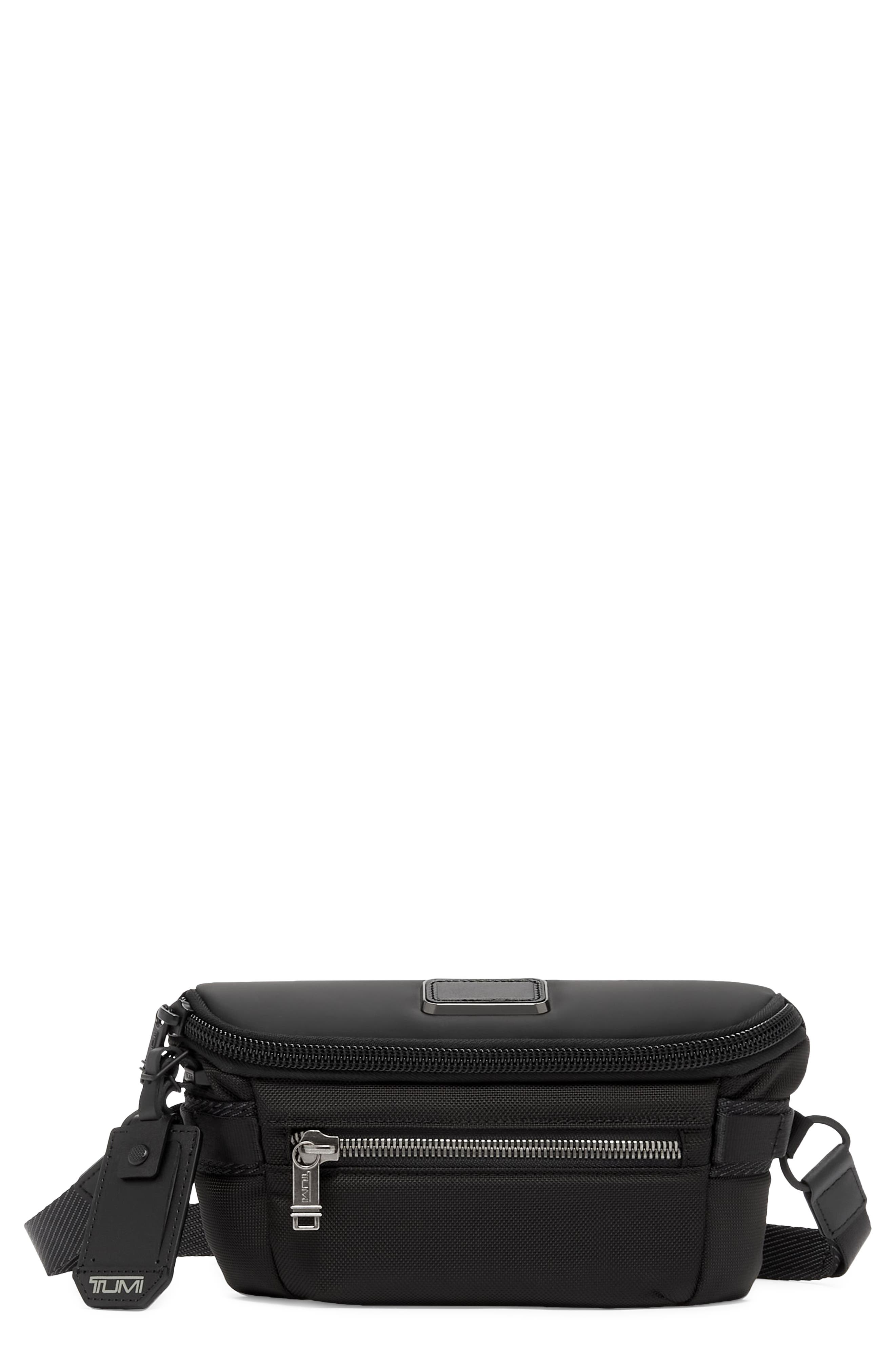 TUMI Classified Belt Bag, Main, color, Black