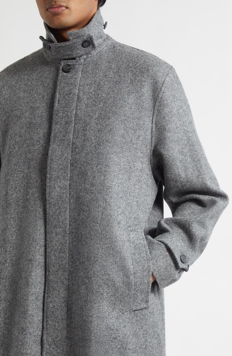 PALMES Heritage Herringbone Wool Coat, Alternate, color,