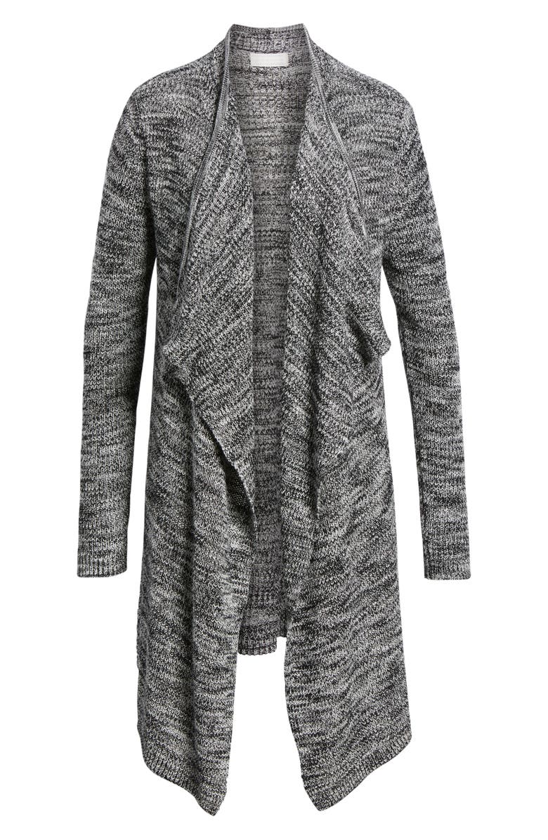 Caslon<sup>®</sup> Drape Collar Cardigan, Alternate, color, 