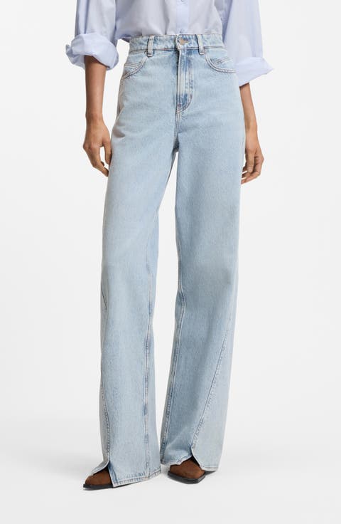 C Marlene High Waist Wide Leg Jeans