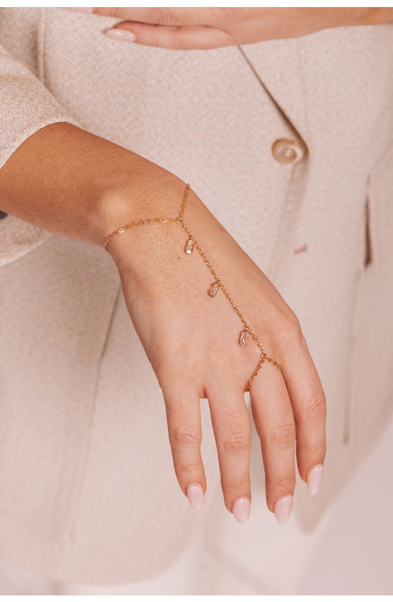 Set & Stones Aspen Hand Chain, Alternate, color, Gold