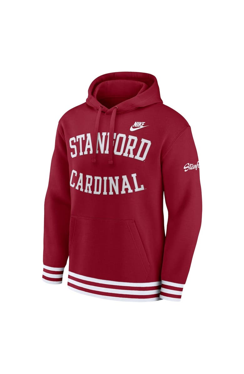 Nike Men's Nike Cardinal Stanford Cardinal Legacy Retro Pullover Hoodie, Alternate, color, 