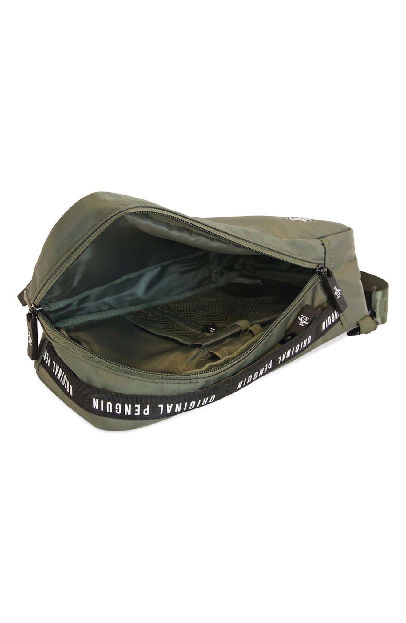 Original Penguin Pete Sling Bag, Alternate, color, Beetle/ Travertine
