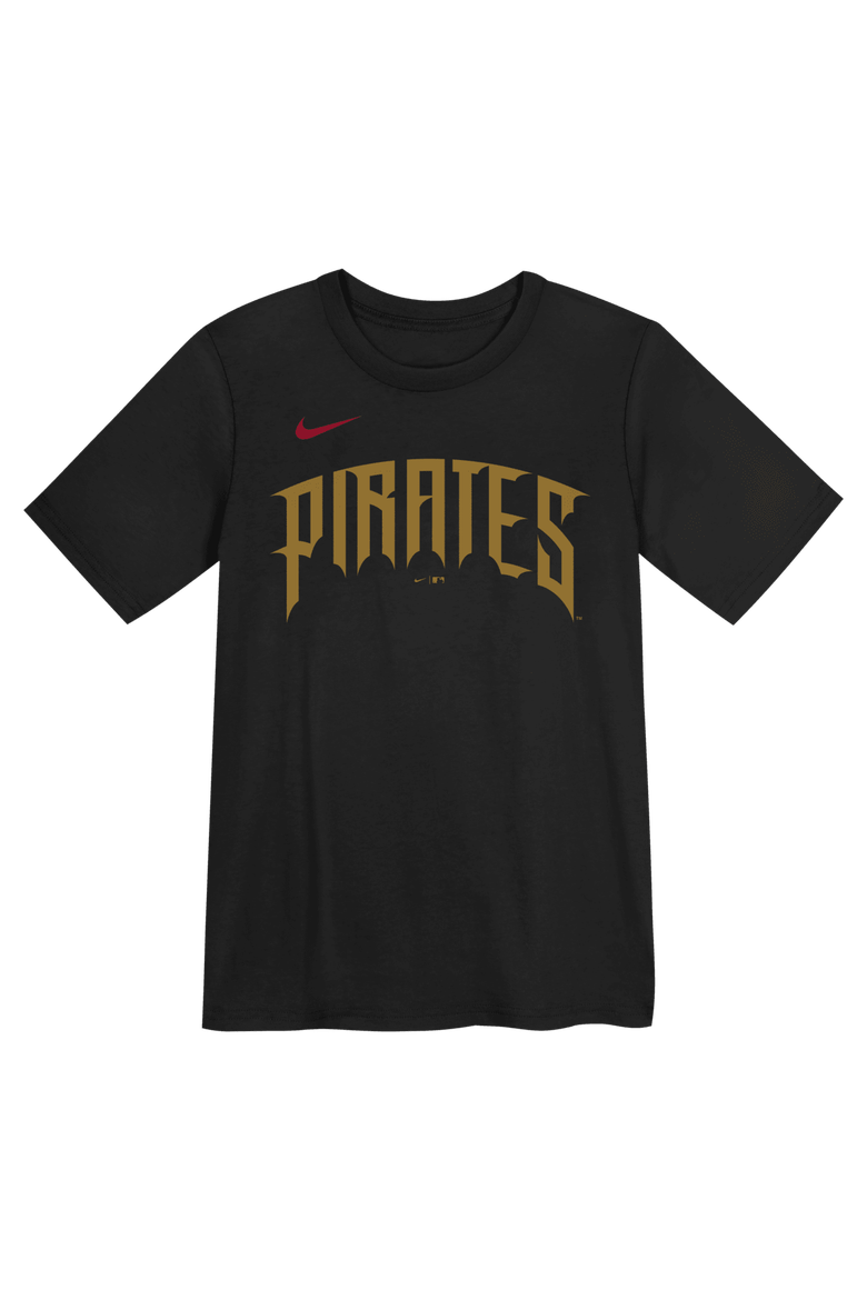 Preschool Nike Paul Skenes Black Pittsburgh Pirates 2026 City Connect Name & Number T-Shirt, Alternate, color, Black