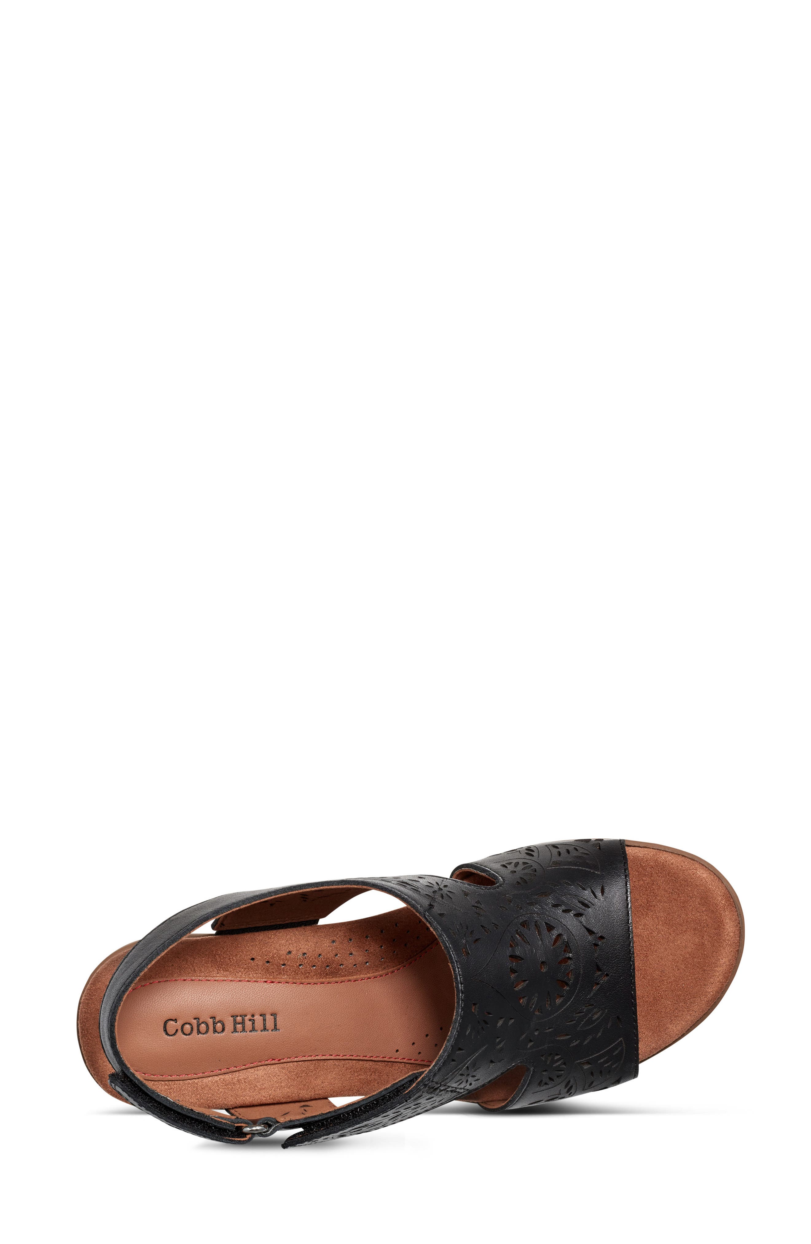 Rockport Cobb Hill Corria Slingback Sandal, Alternate, color, Black