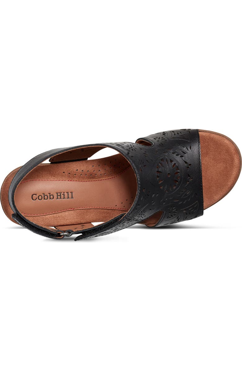 Rockport Cobb Hill Corria Slingback Sandal, Alternate, color, Black