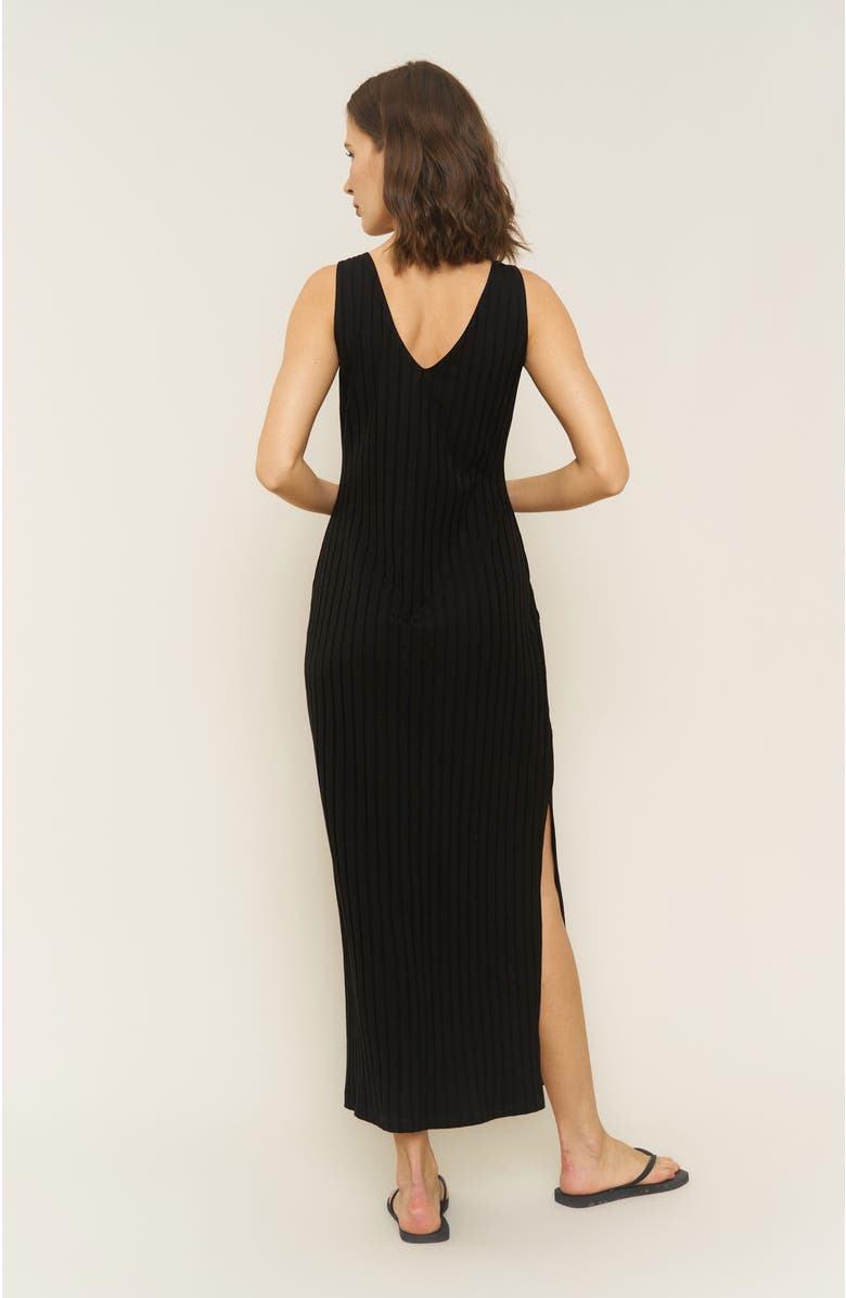 Whimsy + Row Ava Dress, Alternate, color, Black