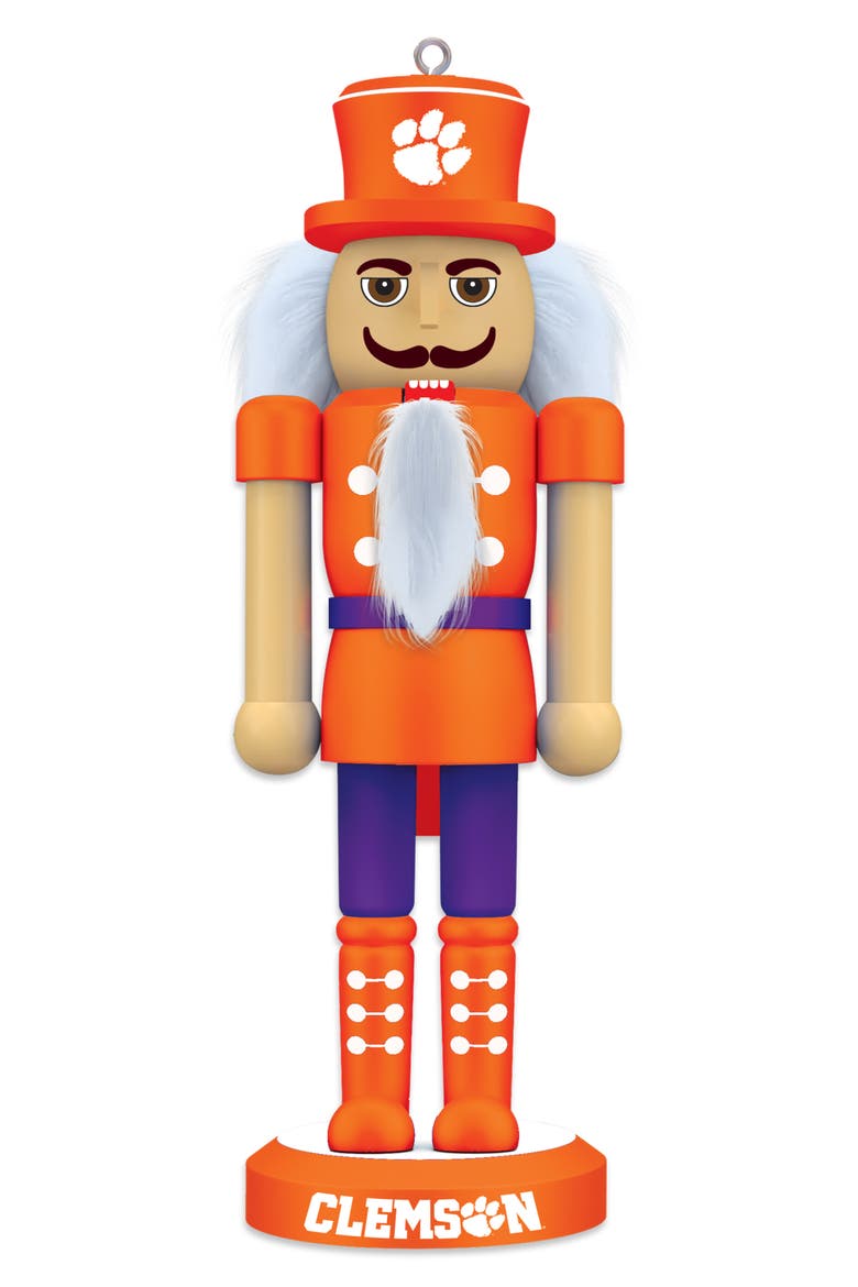 Clemson Tigers Keepsake Nutcracker, Main, color, Multicolor