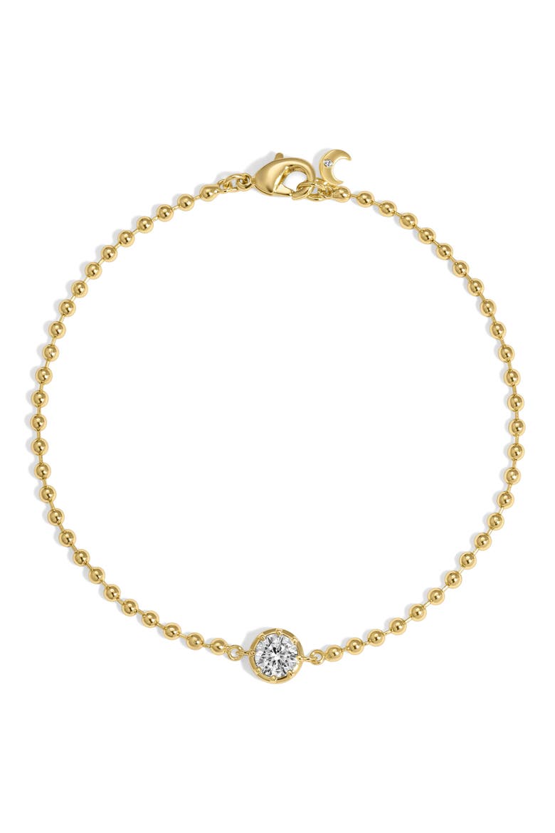 Mini Cleo 7-Inch Bracelet, Main, color, GOLD