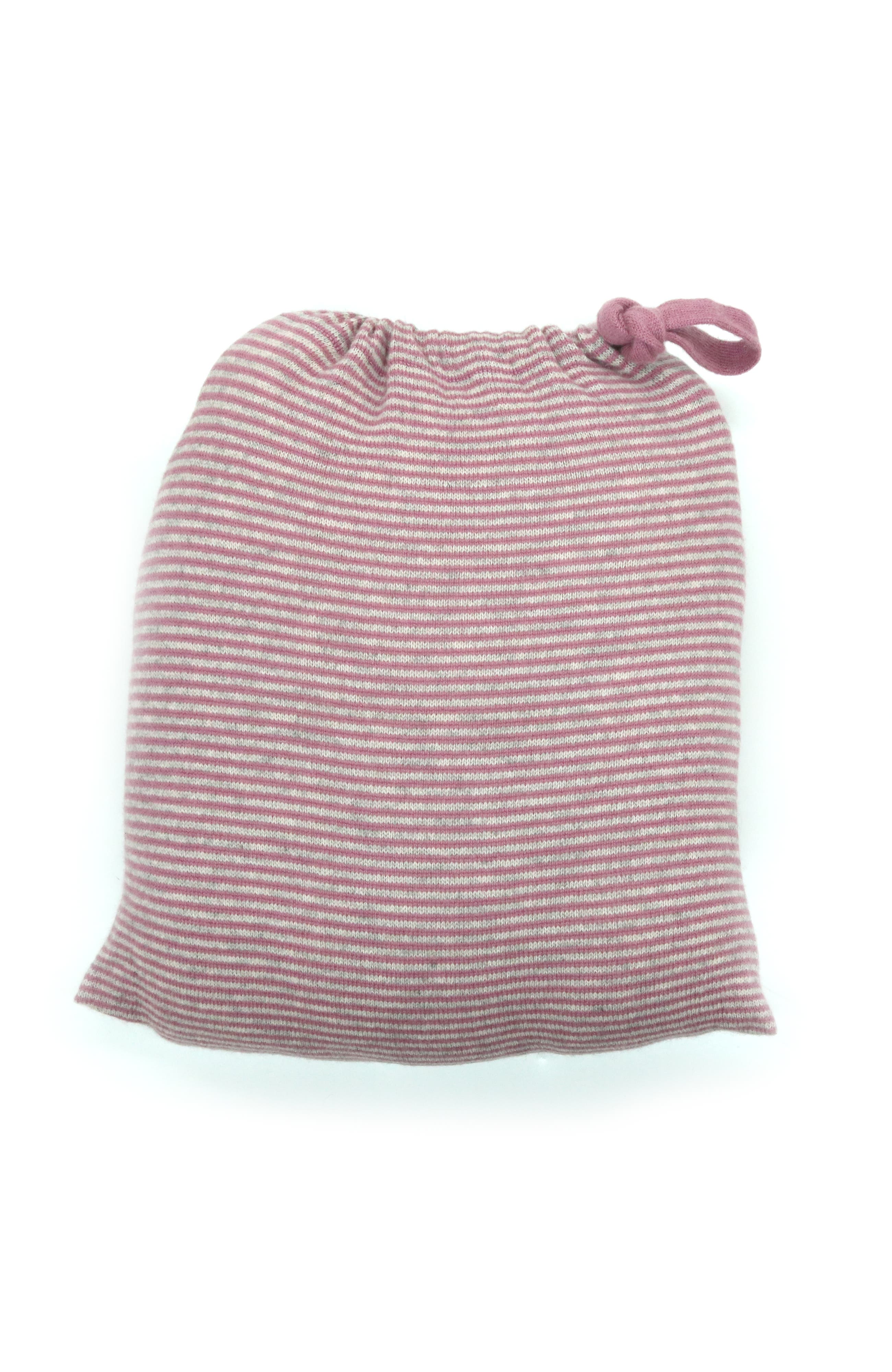 Portolano Cashmere travel set, Alternate, color, Dusty Rose/Light Grey