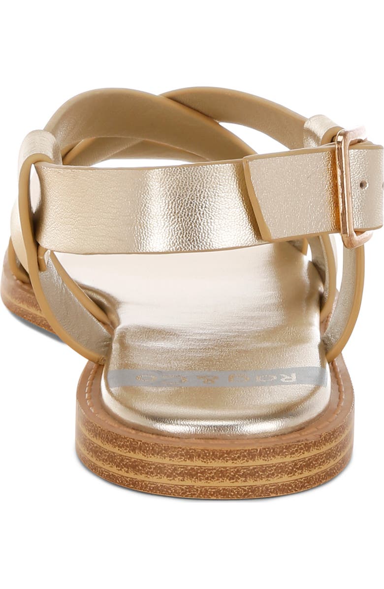 Rag & Co Doata Sandal, Alternate, color, Gold