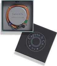 Caputo & Co. Men's Swivel Clasp Craftman Leather Bracelet