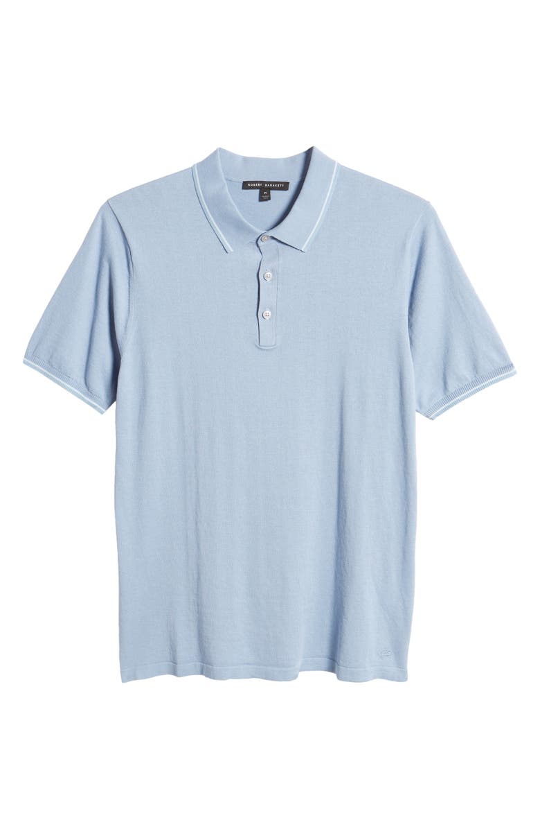 Robert Barakett Ross Tipped Polo, Main, color, Blue
