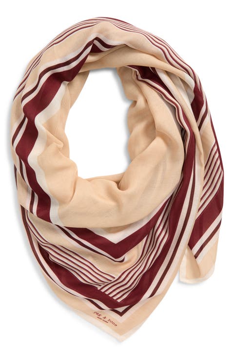 Lina Striped Modal Scarf