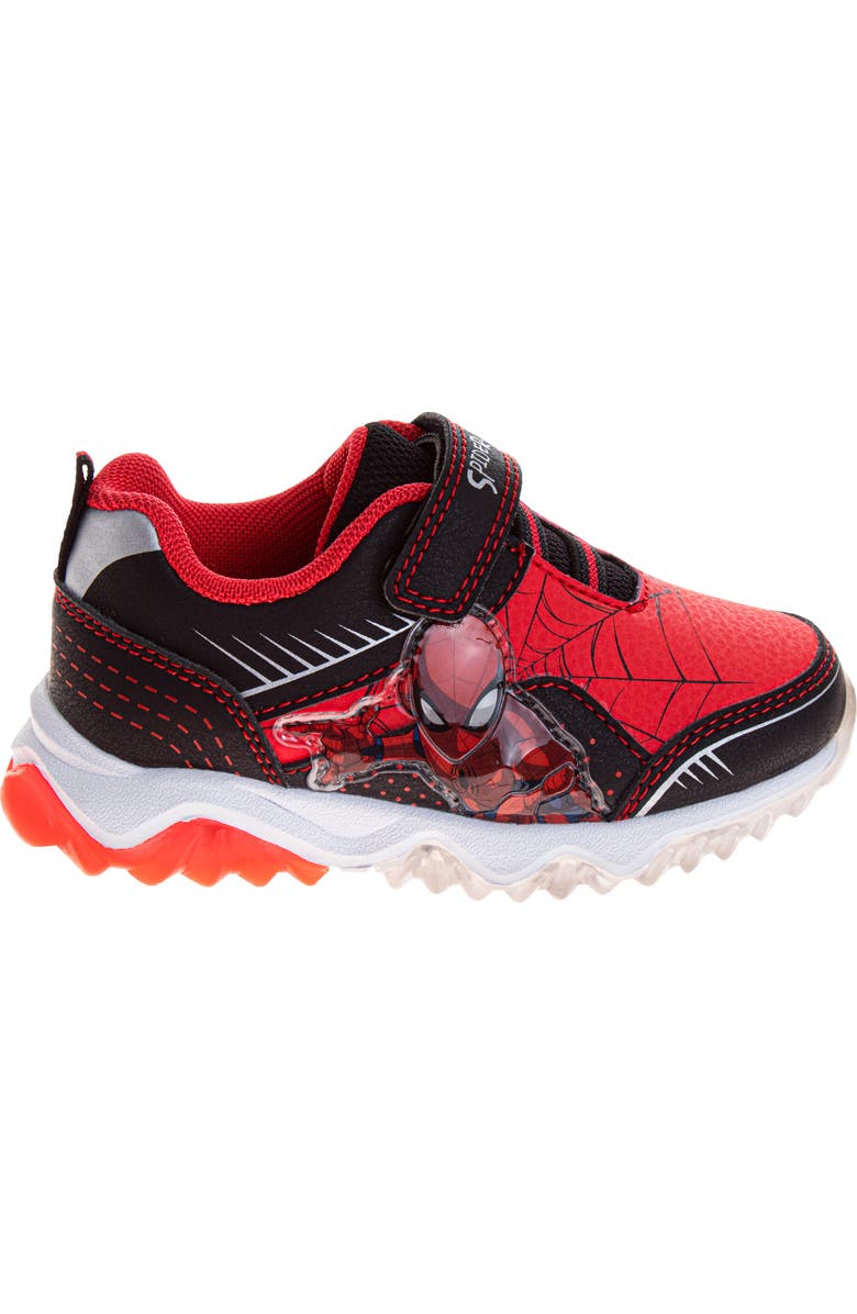 JOSMO Kids' Spider-Man Sneaker, Alternate, color, Black/ Red