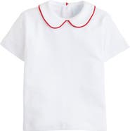 Little English Kids' Piped Peter Pan Short Sleeve