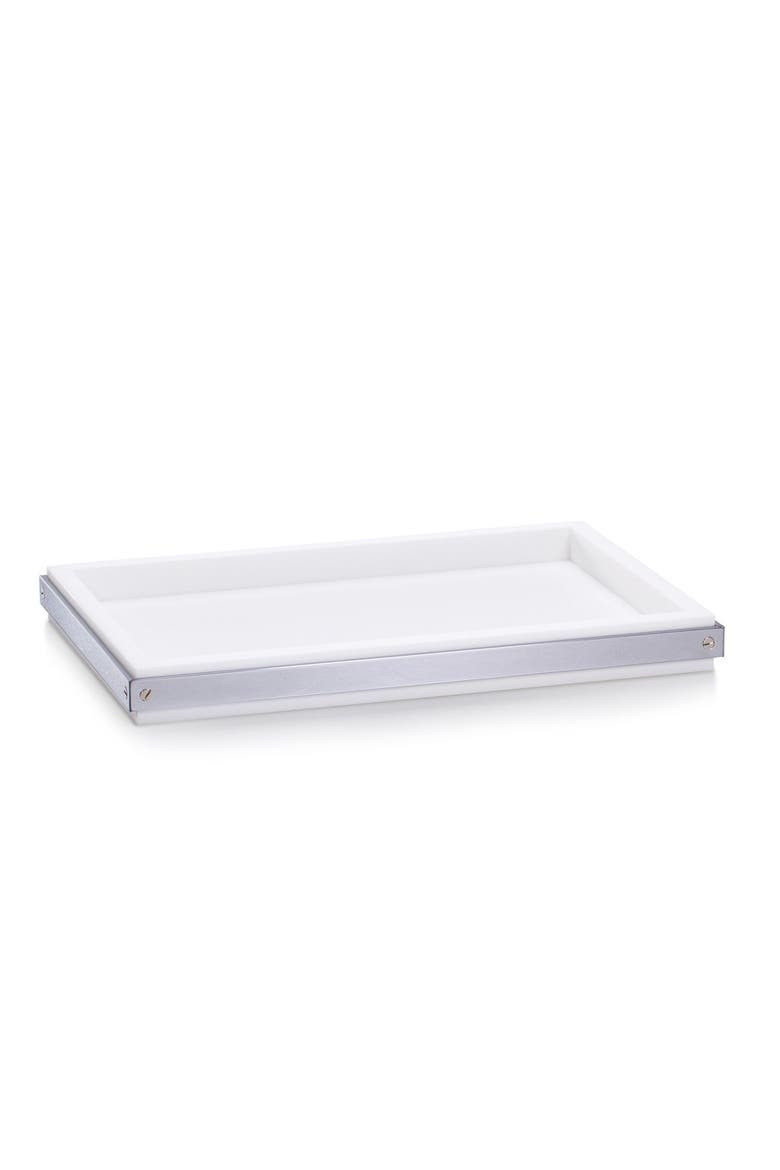 Allegato Chrome Tray, Main, color, WHITE