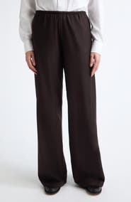 Herno Fine Wool & Silk Wide Leg Pants