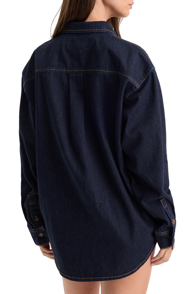 The Denim Easy Shirt, Alternate, color, INDIGO1389