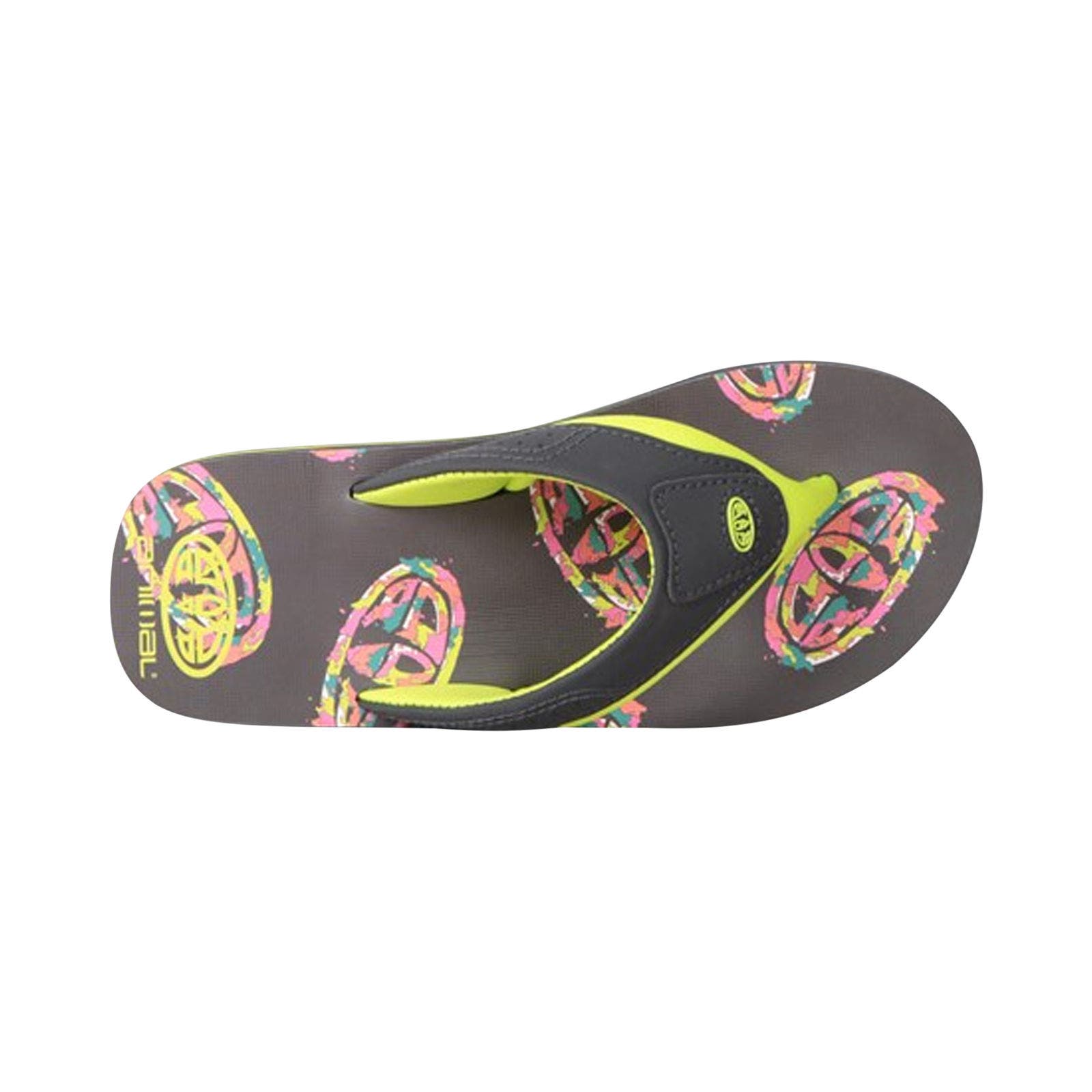 Childrens/Kids Jekyl Flip Flops, Alternate, color, Lime