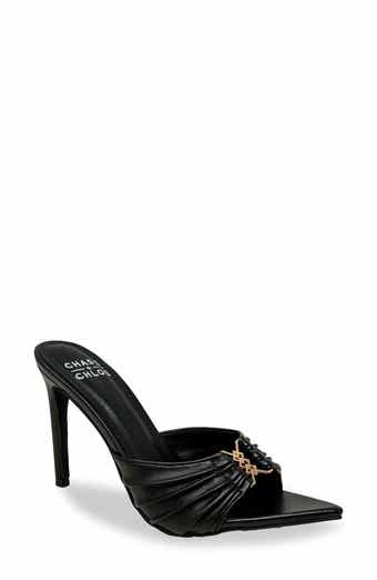 CHASE AND CHLOE Stiletto Mule Sandal