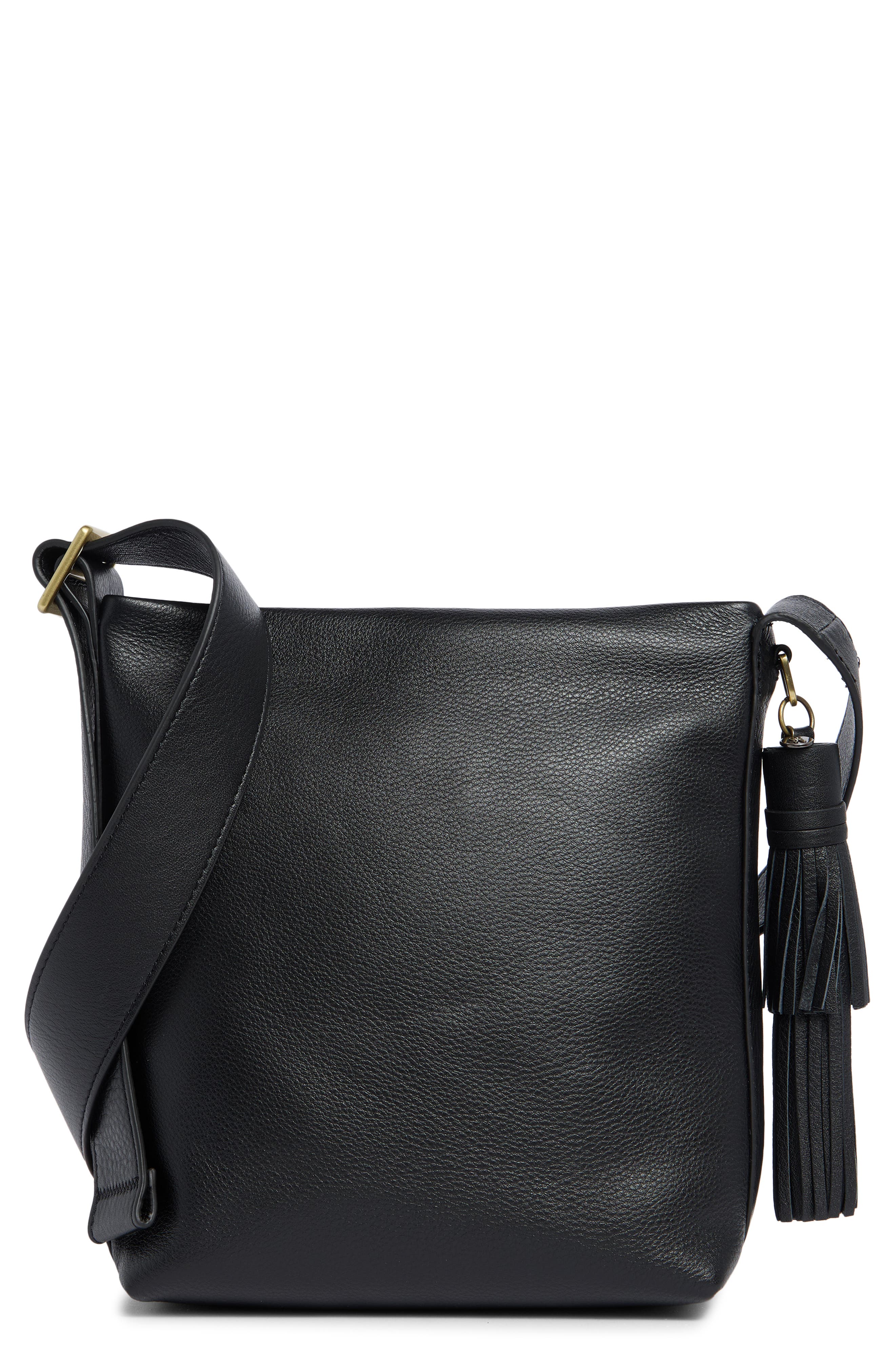 HOBO Blaze Bucket Crossbody Bag, Main, color, Black