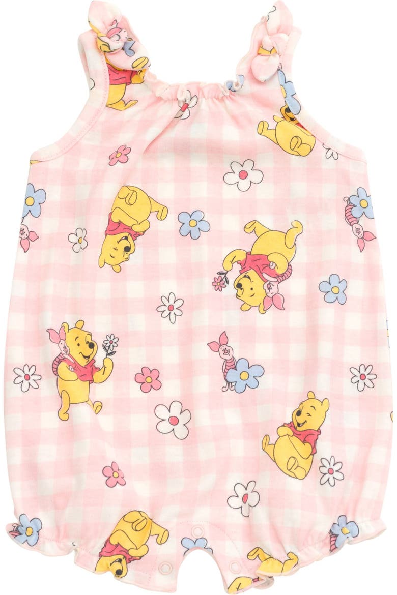 Winnie the Pooh 2-Pack One Piece Bubble Rompers, Alternate, color, Ivory Pink Pooh