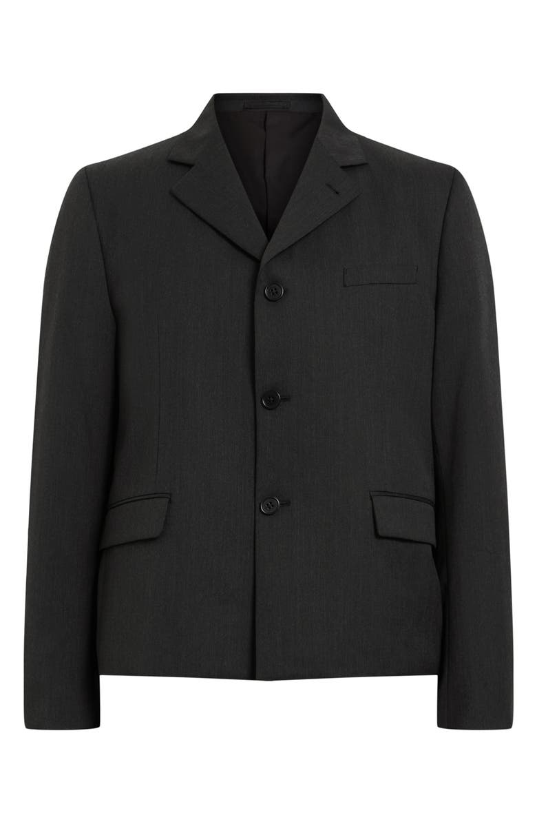 AllSaints Blackwater Wool Blend Blazer, Alternate, color, Charcoal Grey