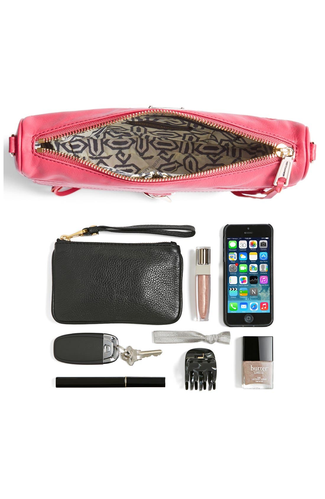 'MAC' Convertible Crossbody Bag, Alternate, color, FUSCHIA