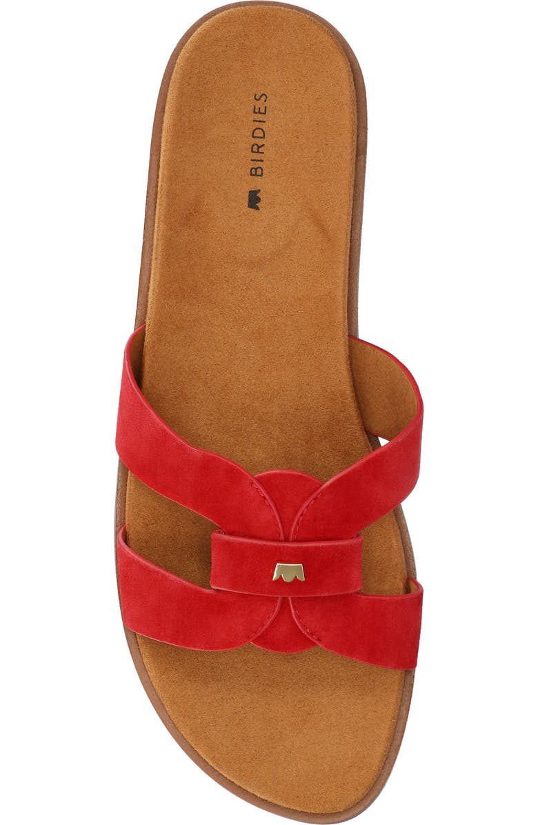 Birdies The Sunbird Sandals, Alternate, color, Red Suede