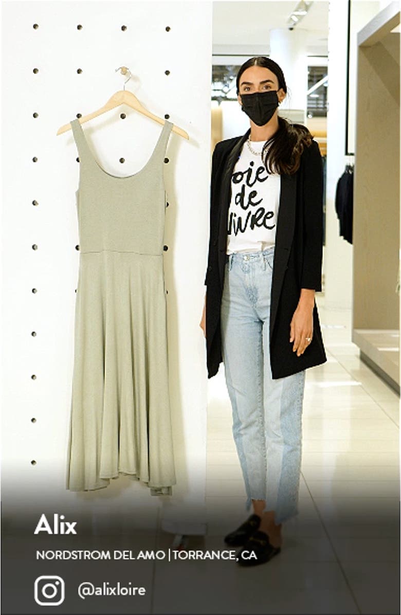 Handkerchief Hem Sleeveless Tank Dress, sales video thumbnail