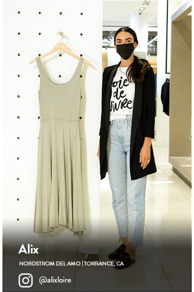Handkerchief Hem Sleeveless Tank Dress video