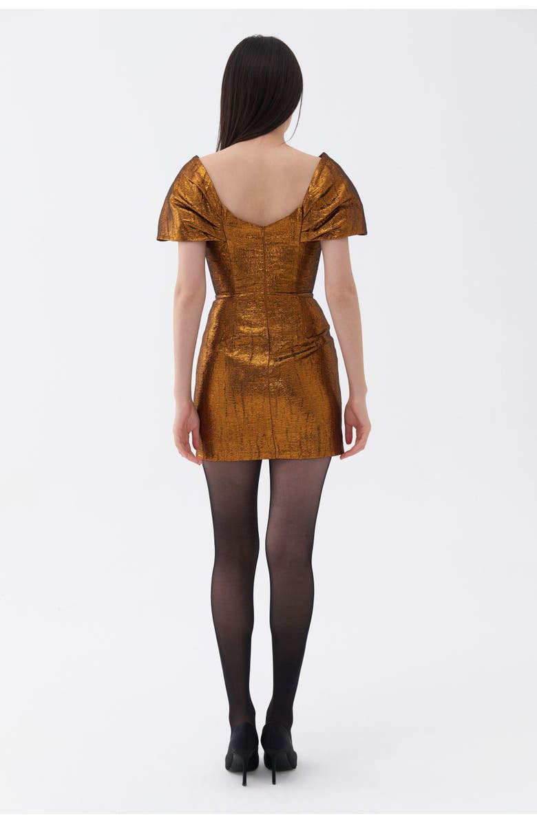 Nocturne Corset Design Mini Dress, Alternate, color, 