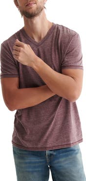 Lucky Brand Venice Burnout V-Neck T-Shirt