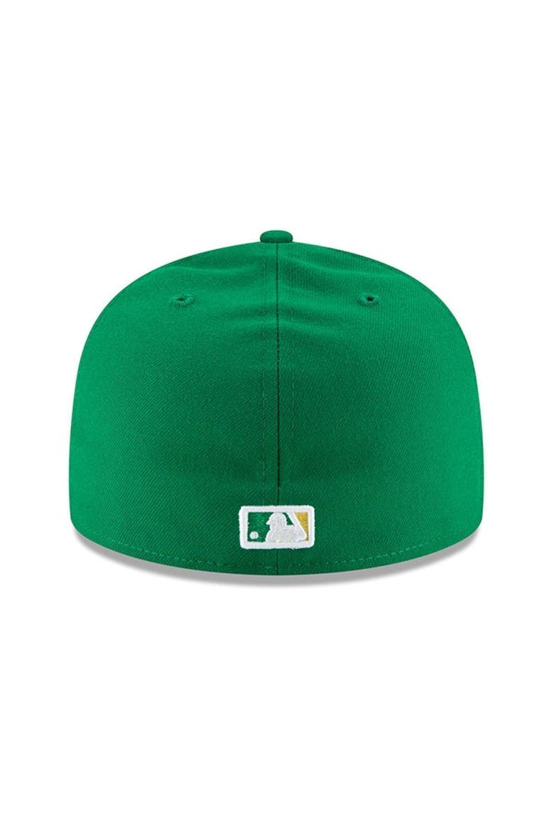 Men's New Era Green Oakland Athletics Alt Authentic Collection On-Field 59FIFTY Fitted Hat, Alternate, color, GREEN
