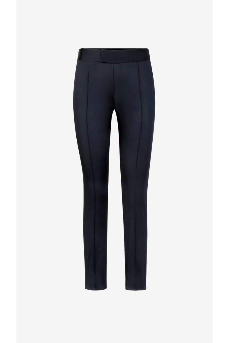 Tuxedo Cig Pant, Alternate, color, Black Satin