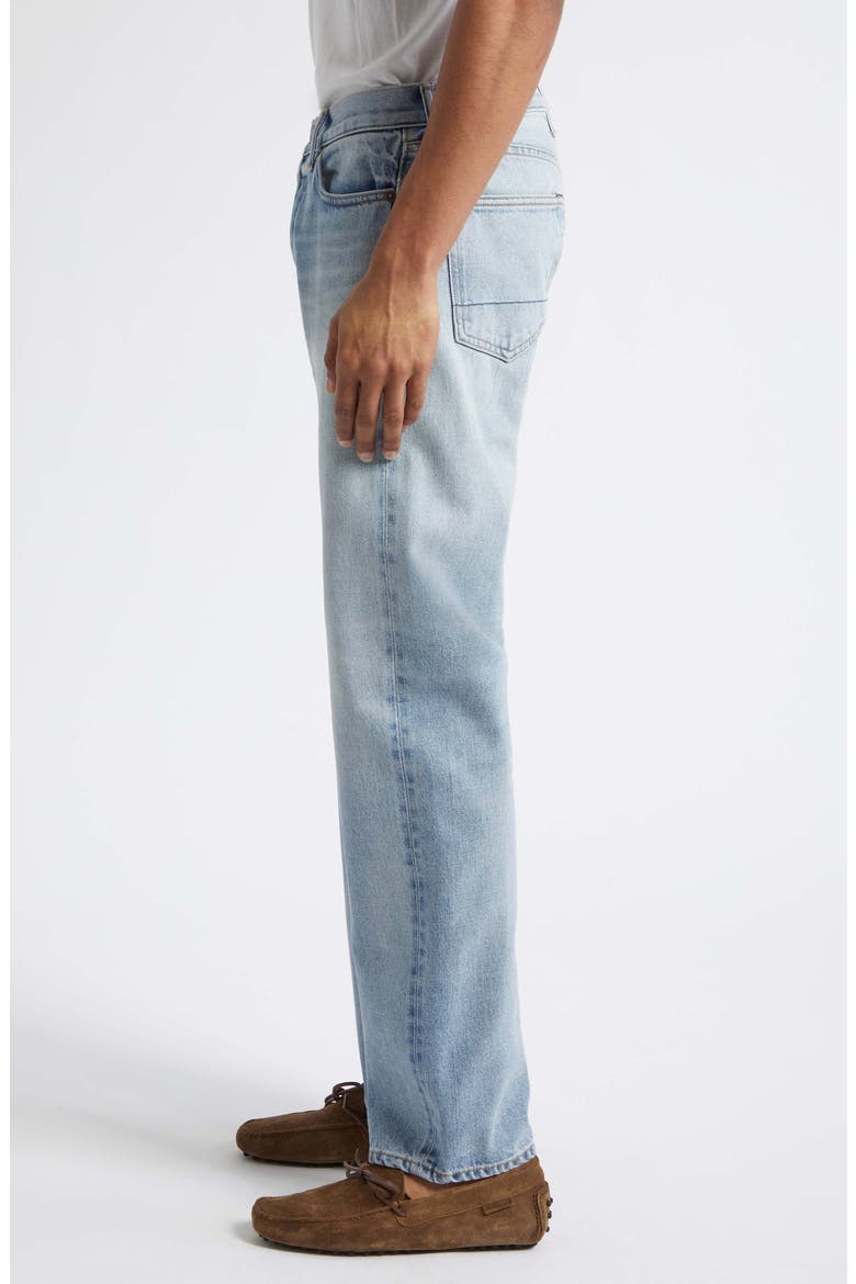 Selvedge 50 Straight Fit Jeans, Alternate, color, PALE BLUE DENIM