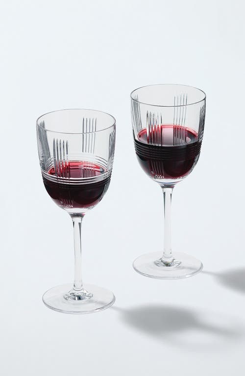 Waterford Marquis Vector Set Of 2 Crystal White Wine Glasses