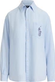 Polo Ralph Lauren Big Pony Oversize Linen Shirt