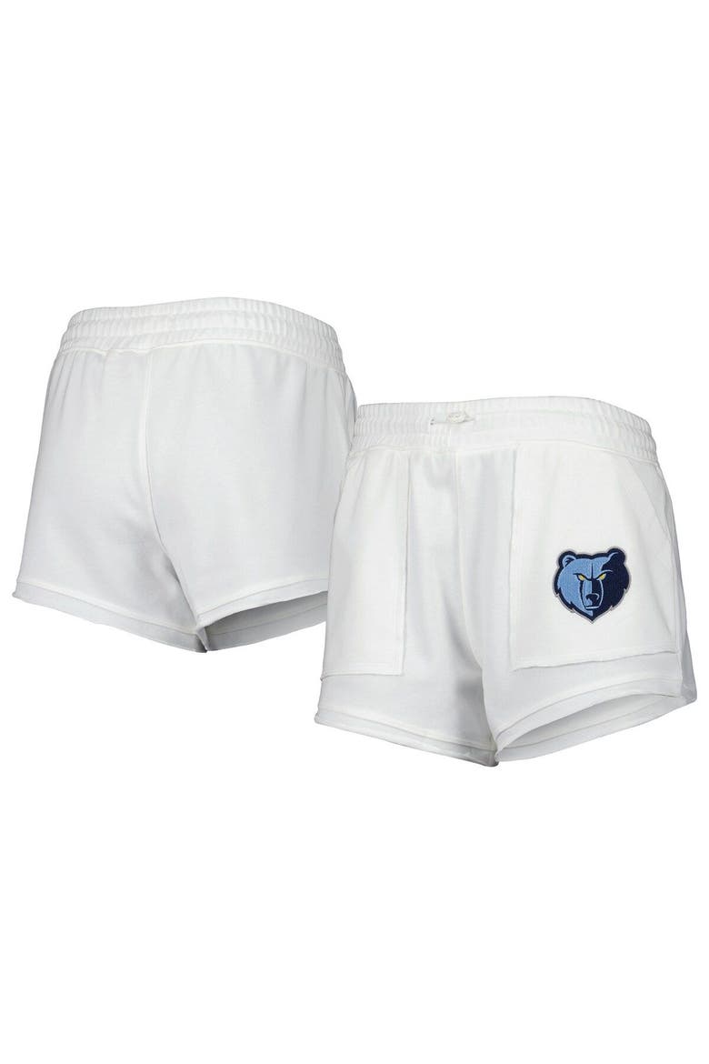 Women's Concepts Sport  White Memphis Grizzlies Sunray Shorts, Main, color, White