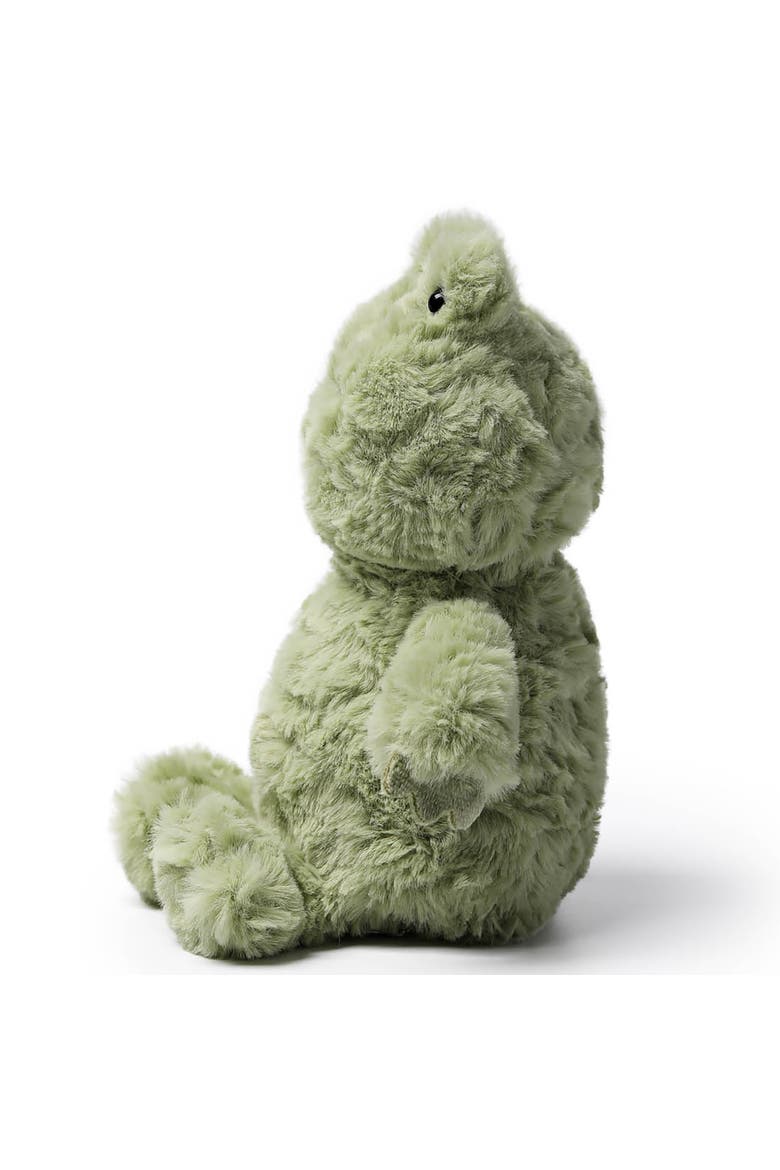 7 Inch Relaxing Frog Weighted Stuffed Animal, Alternate, color, Green
